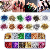 Kalolary Getrocknete Blumen für Nägel, Schmetterlings-Pailletten, Nagellack, Folie, Nagelaufkleber, Pinzette, Nagelsteine, Nagel-Strasssteine, Bleistift für 3D-Nageldesign, DIY-Dekorationen