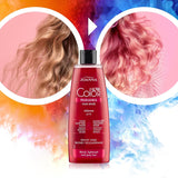 Joanna Ultra Color – Rosa Farbspülung für blondes und helles Haar – Pastellrosa – Natürlicher Glanz – Entfernt den Gelbstich aus graublondem Haar – Vorübergehende Wirkung – 150 ml Haarfärbemittel Naty Shop