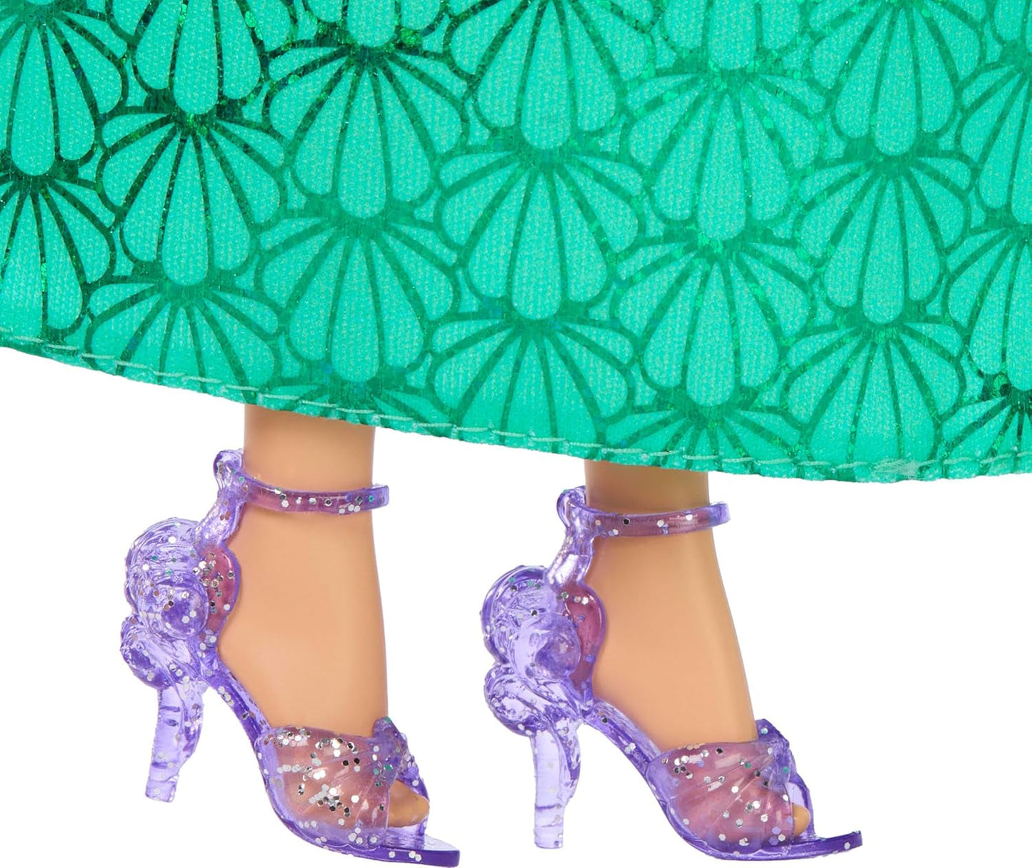 Mattel Disney Princess Ariel Puppe, langes Styling-Haar, positionierbar, abnehmbare Schuhe und Stirnband, Disney-Geschenke, Spielzeug für Kinder ab 3 Jahren, HLW10