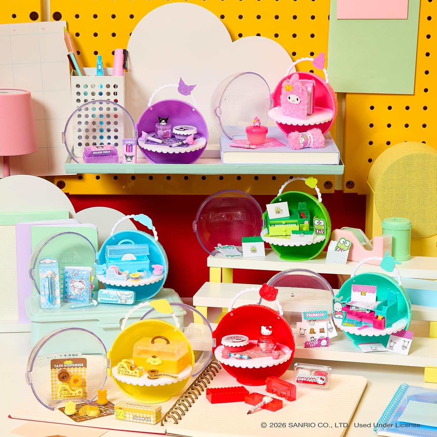 Miniverse MGA Make It Mini Hello Kitty and Friends Serie 3 – Mini-Sammlerstücke, Sanrio, Retro-Repliken, Schreibwaren, Kunsthandwerk, Heimwerken, für Sammler und Kinder ab 8 Jahren