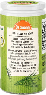 Ostmann - Dill, gehackt, 12,5 Gramm Condimente Naty Shop