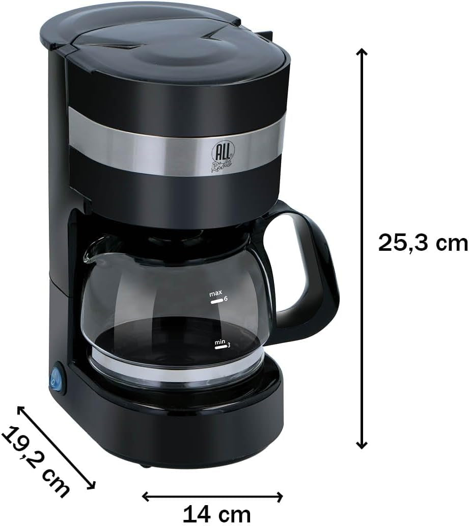 24-V-LKW-Kaffeemaschine – LKW-Kaffeemaschine – Filterkaffeemaschine – Warmhaltekaffeemaschine – Glaskaraffe-Kaffeemaschine – Schwarz