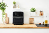 Tefal Easy Fry Oven & Grill 9-in-1-Heißluftfritteuse, 11 l Für 6 Portionen, 7 Zubehörteile, 8 Programme, Rezepte online Haushaltsgeräte Naty Shop