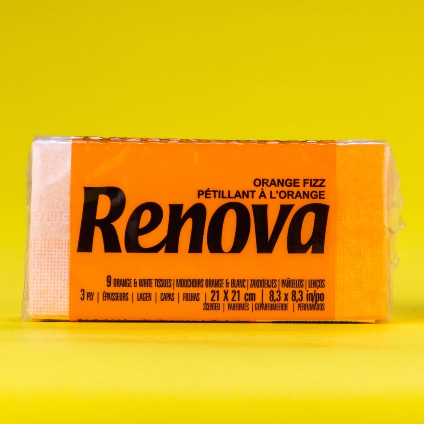 RENOVA ORANGE FIZZ Taschentücher, 6 Packungen