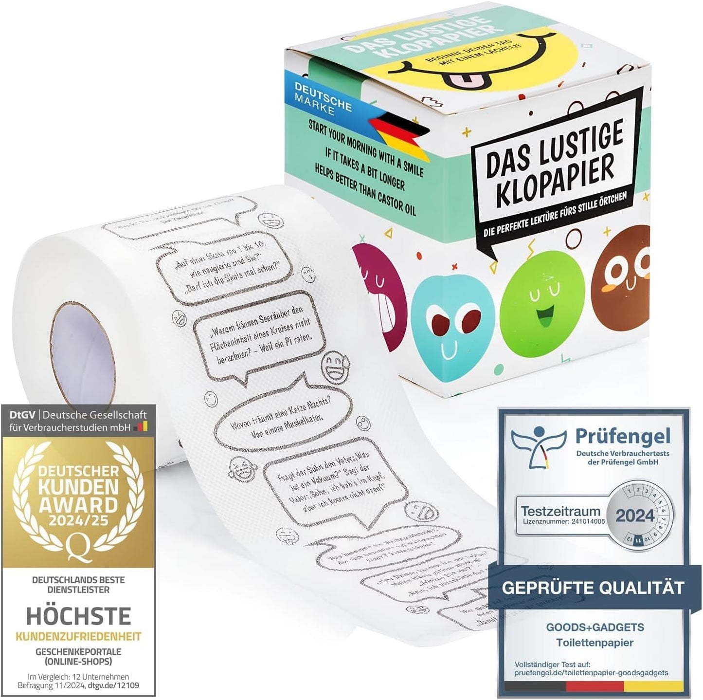 Einhorn-Toilettenpapier – Niedliches Toilettenpapier verwandelt Ihr Badezimmer in eine Wohlfühloase (Einhorn)