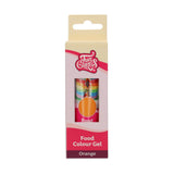 Funcakes Gel-Lebensmittelfarbe Orange: Hochkonzentrierte Lebensmittelfarbe für Teig, Creme, Fondant und Marzipan. Einfache Dosierung. Ein einziger Tropfen, um lebendige Farben zu erzeugen. Halal. 30 g.
