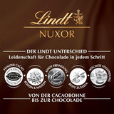 Lindt-Schokolade | Mischung für Beutel NUXOR | 103g | Cremige Gianduja-Schokoladenwürfel in drei Sorten mit gerösteten ganzen Haselnüssen | Schokoladengeschenk