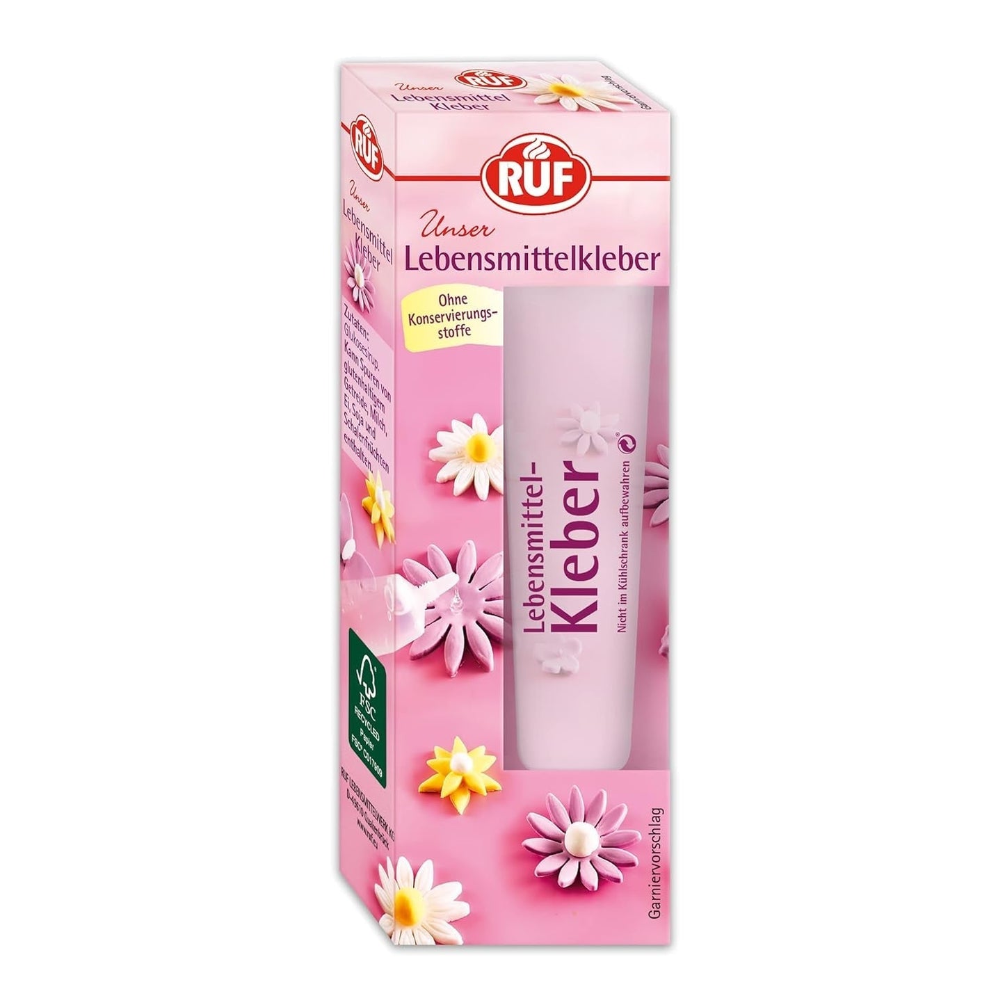 RUF Lebensmittelfarbstifte, Set mit 8 sicheren Lebensmittelfarbstiften zum Malen und Schreiben auf Fondant und Ähnlichem. Zuckerstifte mit je 2 Spitzen
