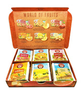 Teekanne World of Fruits (NEUE EDITION) - Box mit Auswahl an Früchtetees - 6 Geschmacksrichtungen * 5 Teebeutel
