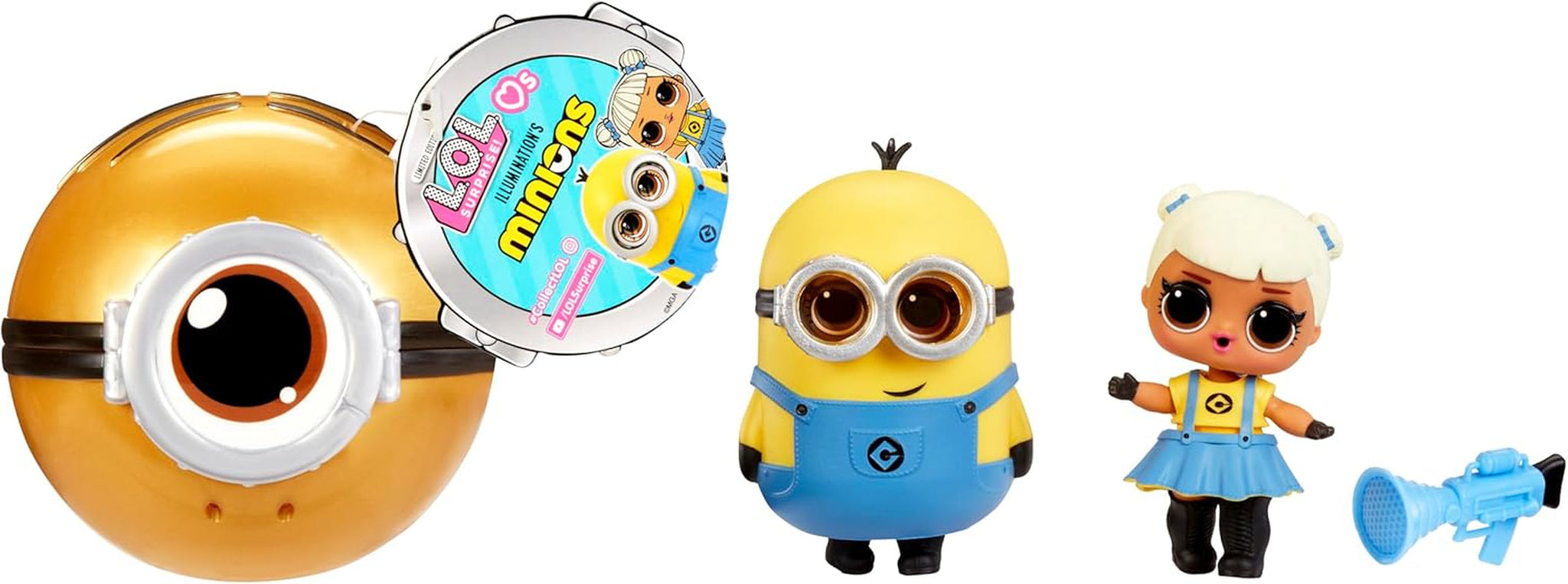 LOL Überraschung! Liebt Minions-Tots – Enthält 1 Puppe mit Outfit und Zubehör, einen Minions-inspirierten Ball, eine versteckte Verpackung und 6 Sammelpuppen