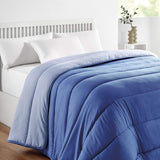 Pikolin Home - Wendedecke 300 G - Zweifarbige nordische Füllung - Für Bett 135 - bequem, warm, atmungsaktiv, Malve, 220 x 220 cm Steppdecken und Steppdecken Naty Shop