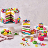 Lebensmittelfarbe Funcakes Gel Candy Pink: Hochkonzentrierte Lebensmittelfarbe für Teig, Creme, Fondant, Marzipan, Gebäck, einfache Dosierung, einzelne Tropfen für lebendige Farben, Halal, 30 g