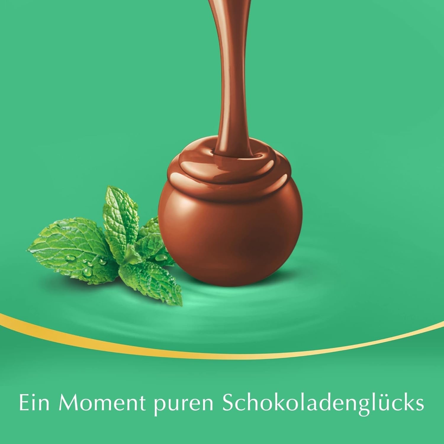 LINDOR Schokokugeln | 1 kg wiederverschließbarer Beutel | ca. 80 Vollmilchschokoladenkugeln mit Minzfüllung | Großpackung & LINDOR Salzkaramell-Schokoladenkugeln