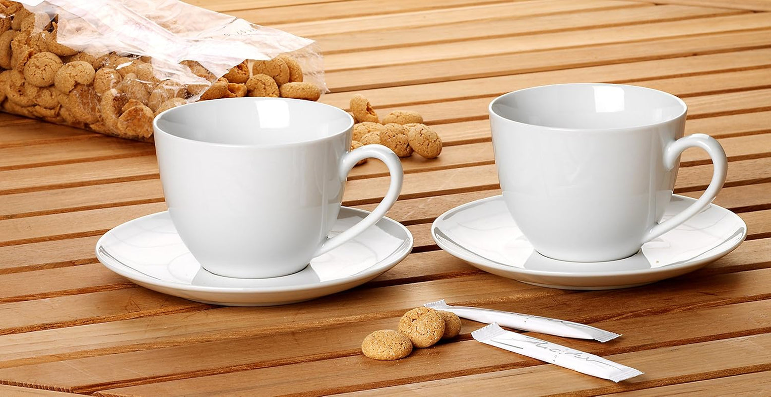 Cappuccino-Set Ritzenhoff & Breker Bianco, 4-teilig, 300 ml