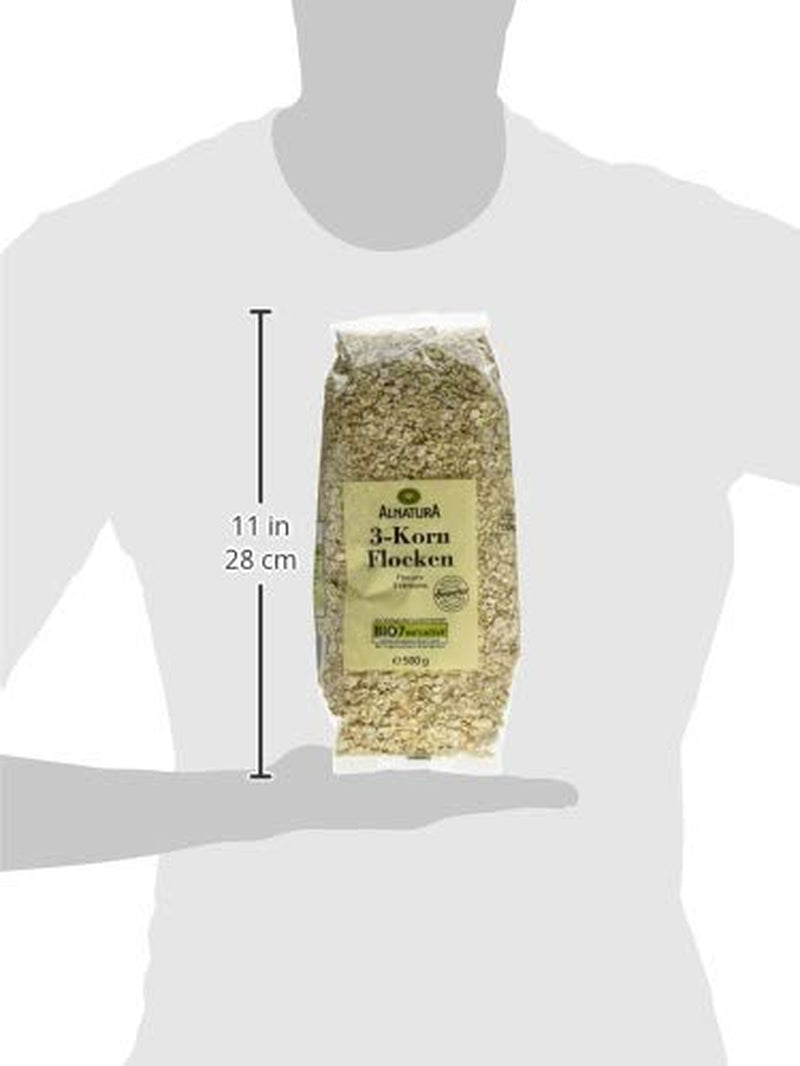 Bio 3-Korn Flocken, 500 g Getreide Naty Shop