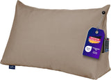 Traumnacht Cozy Rückenkissen, Lesekissen, 70 x 40 cm beige, abnehmbarer und waschbarer Bezug aus 100 % Polyester, praktische Seitentasche, Öko-Tex zertifiziert, nach deutschen Qualitätsstandards produziert