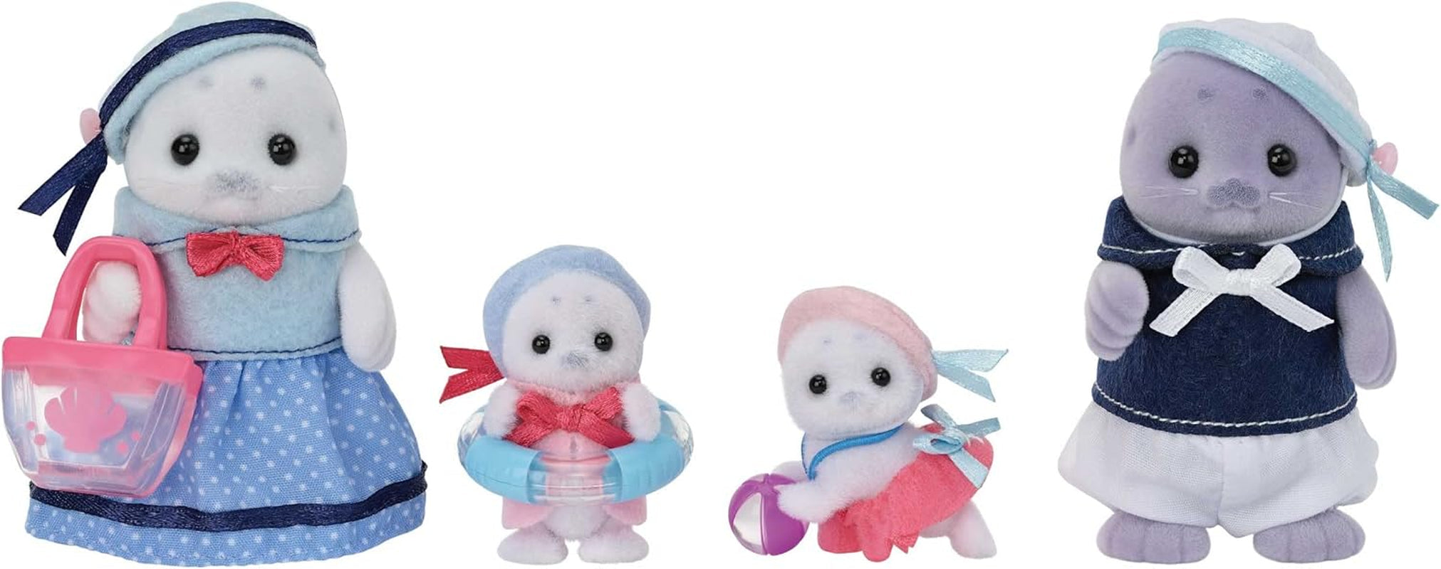 Sylvanian Families – 5759 Robbenfamilie, Tierfigur, detailliertes Spielzeug für Kinder ab 3 Jahren