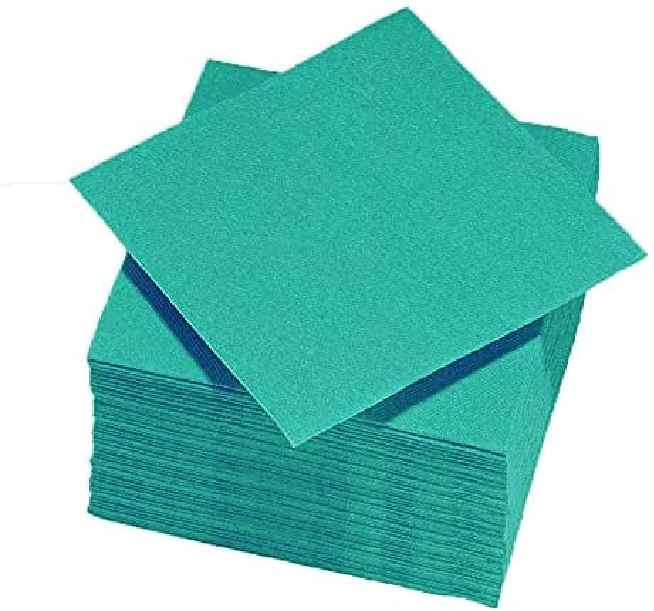 - Tex Touch Papierservietten - Rosa Farbe - Fsc®-zertifizierte Servietten - Recycelbar und biologisch abbaubar - Packung mit 50 rosa Servietten, Größe 24 x 24 cm