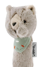 Sterntaler Baby-Quietsche Katze Lilly – Weiches Fleece-Babyspielzeug – Greifling für Babys – Erste Greif- und Spielversuche, grau Bebe Toys Naty Shop