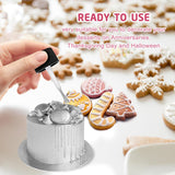 Essbarer flüssiger Glitzer – 6 Farben metallischer Glitzer, Lebensmittelfarbe zum Dekorieren von Kuchen, Backen, Muffins – essbares flüssiges Glitzer-Metallic-Pulver für selbstgemachte Kekse, Fondant, Kuchen