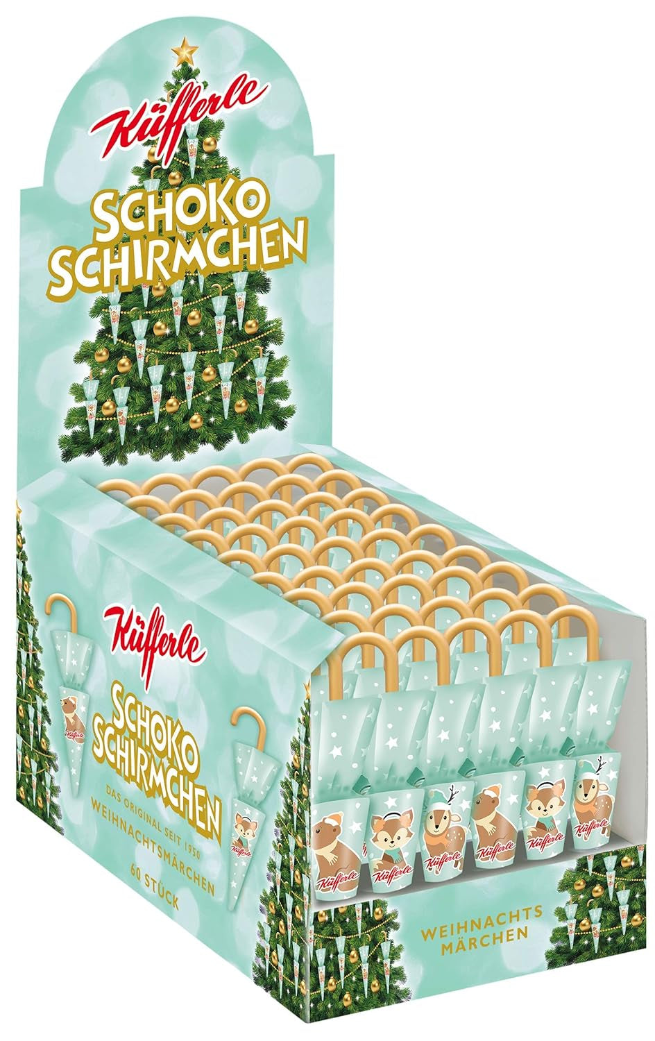 Schokoladenschatten Küfferle Polarsilber 810g (60 Stück)