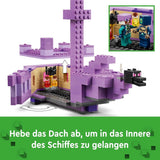 LEGO Minecraft The End Dragon und The End Ship Action-Spielzeug- und Entdeckungsset Videospiel-Bauset Abenteuerset Geschenk für Jungen und Mädchen ab 8 Jahren 21264 Bausets Beuche den LEGO-Store