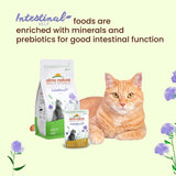 Almo Nature Functional – Darmhilfe – Nassfutter für erwachsene und ausgewachsene Katzen mit empfindlichem Darm – mit Geflügel – unterstützt das Mikrobiom – 70 g (30 Stück)