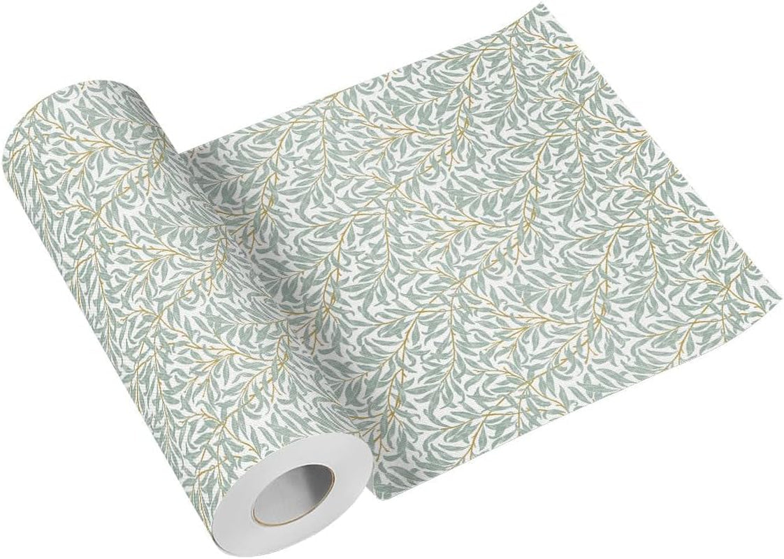 PAW – Airlaid-Tischläufer (40 cm x 24 m) I Tischdekoration für Kommunion, Konfirmation, Hochzeit, Jubiläum, Gartenparty, Taufe I Tischdekoration Elegantes Tischband – Weidenzweig I Weidenzweig