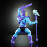 Masters of the Universe Origins Spielzeug, Skeletor-Figur aus der Cartoon-Sammlung, Bösewicht stehend ca. 14 cm mit Rüstung, Stab, Schwert und 2 Masken, HYD24 Actionfiguren Naty Shop