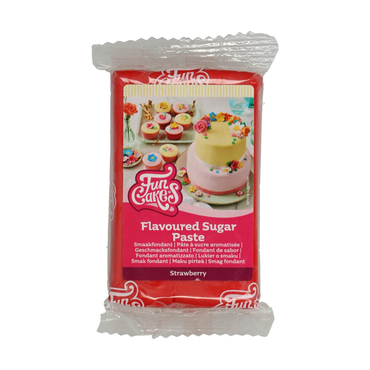 Funcakes-Fondant mit Baisergeschmack: Einfach zu verwenden, glatt, flexibel, weich und formbar, perfekt zum Dekorieren von Kuchen, koscher und glutenfrei. 1 kg