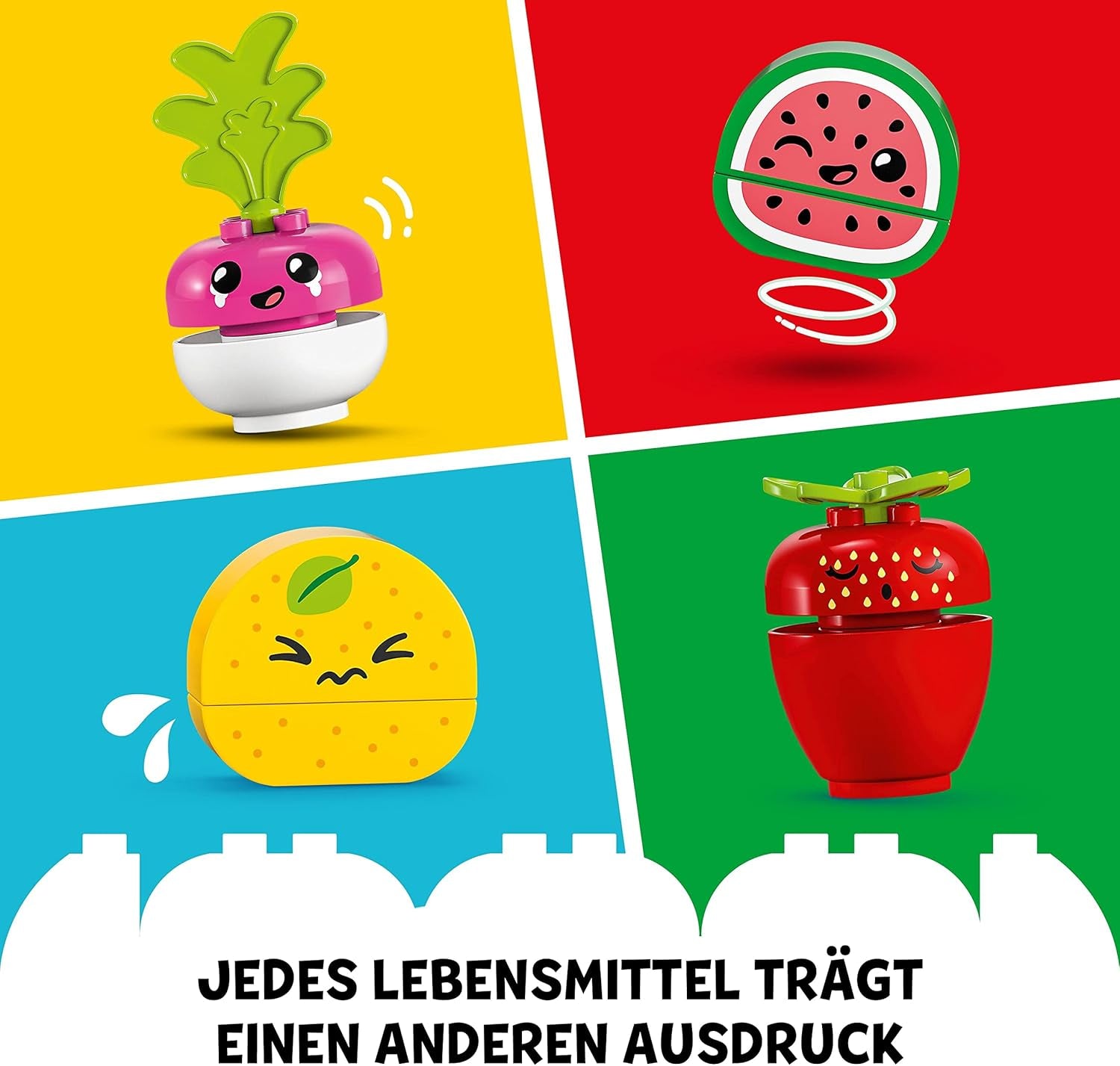 LEGO DUPLO Mein erster Bio-Markt, Spielzeugladen-Set für Jungen und Mädchen, Lernspielzeug für Kleinkinder ab 1,5 Jahren, Obst- und Gemüsezubehör 10983 Bausets Besuchen Sie den LEGO-Store