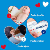 - Windeln Größe 4+ (9-20 kg) – gesund und sehr saugfähig – 12 Stunden auslaufsicher – keine unerwünschten Substanzen – hergestellt in Frankreich – erschwinglicher Preis – 126 Wegwerfwindeln