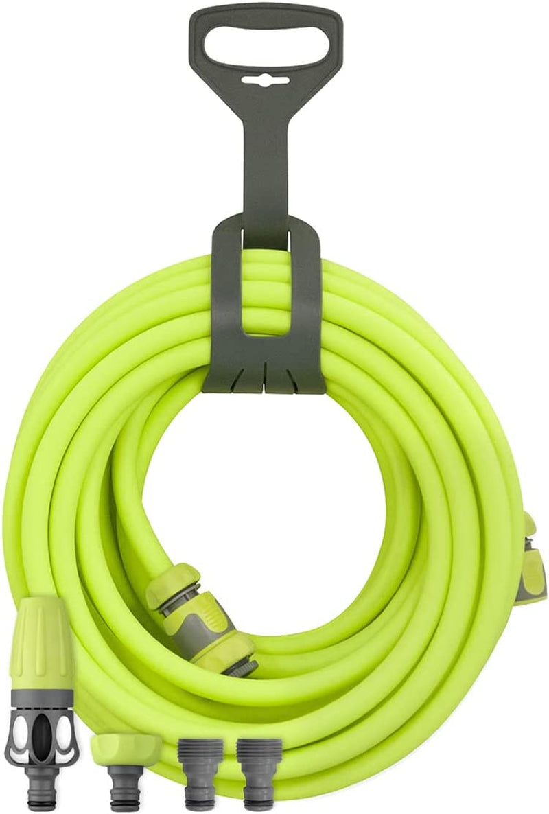 Schnellanschluss-Gartenschlauchset, 1/2 Zoll x 50 Fuß, langlebig, leicht, trinkbar – hfzg12050qn