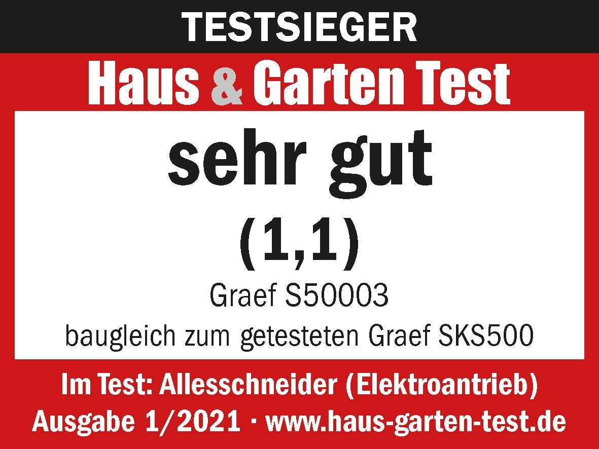 GRAEF SKS 500, Rasnite Elektroschneider und Naty Shop Schneidemaschinen