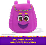 DORA – Best Friend Puppe – Größe 22 cm, mit kämmbaren Haaren, Ranzen und Affenstiefeln, bekannt aus der beliebten TV-Serie, für Kinder ab 3 Jahren