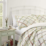 Laura Ashley Home Rüschen Garden Collection Steppdecke, 100 % Baumwolle, ultraweich, für alle Jahreszeiten, wendbar, elegant, Doppelbett, cremefarben (197783) Bettdecken und Steppdecken Naty Shop