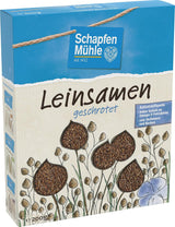 Schapfen Mill gemahlener Leinsamen 200 g Packung (10 Stück)