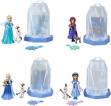 Mattel Disney Frozen Ice Reveal, kleine Puppe mit flauschigem Eisgel und 6 Überraschungen, inklusive Freundfigur und Zubehör (Puppen können variieren) HRN77