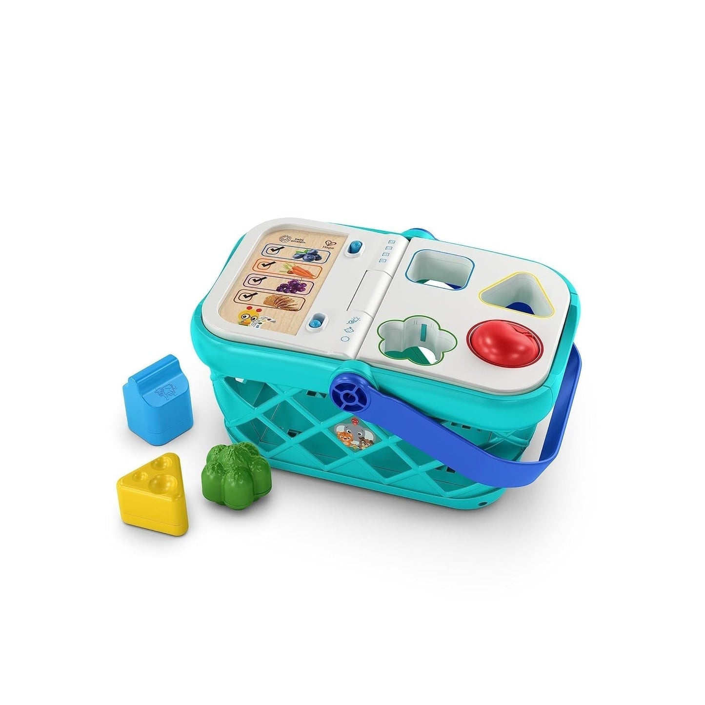 Baby Einstein + Hape Magic Touch Register Pretend-to-Check-Out-Spielzeug mit echten Geräuschen und Musik, ab 9 Monaten Babyspielzeug Naty Shop Warenkorb