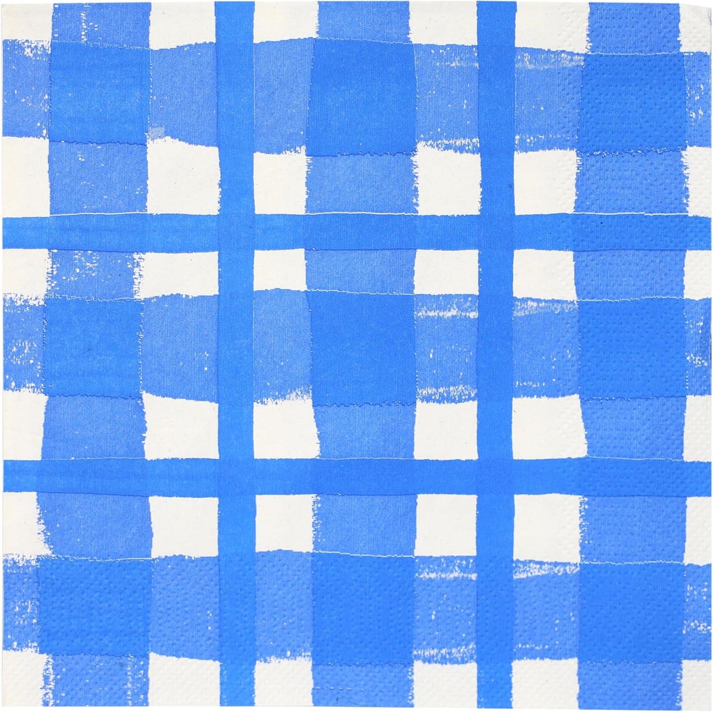 Talking Tables 20 x Einweg-Recyclingpapierservietten mit gelbem Gingham-Karomuster für Sommerpicknicks und Abendessen im Freien, umweltfreundlich für Geburtstagsfeiern, Ostern, Hochzeiten, Grillabende, 3-lagig, 33 cm