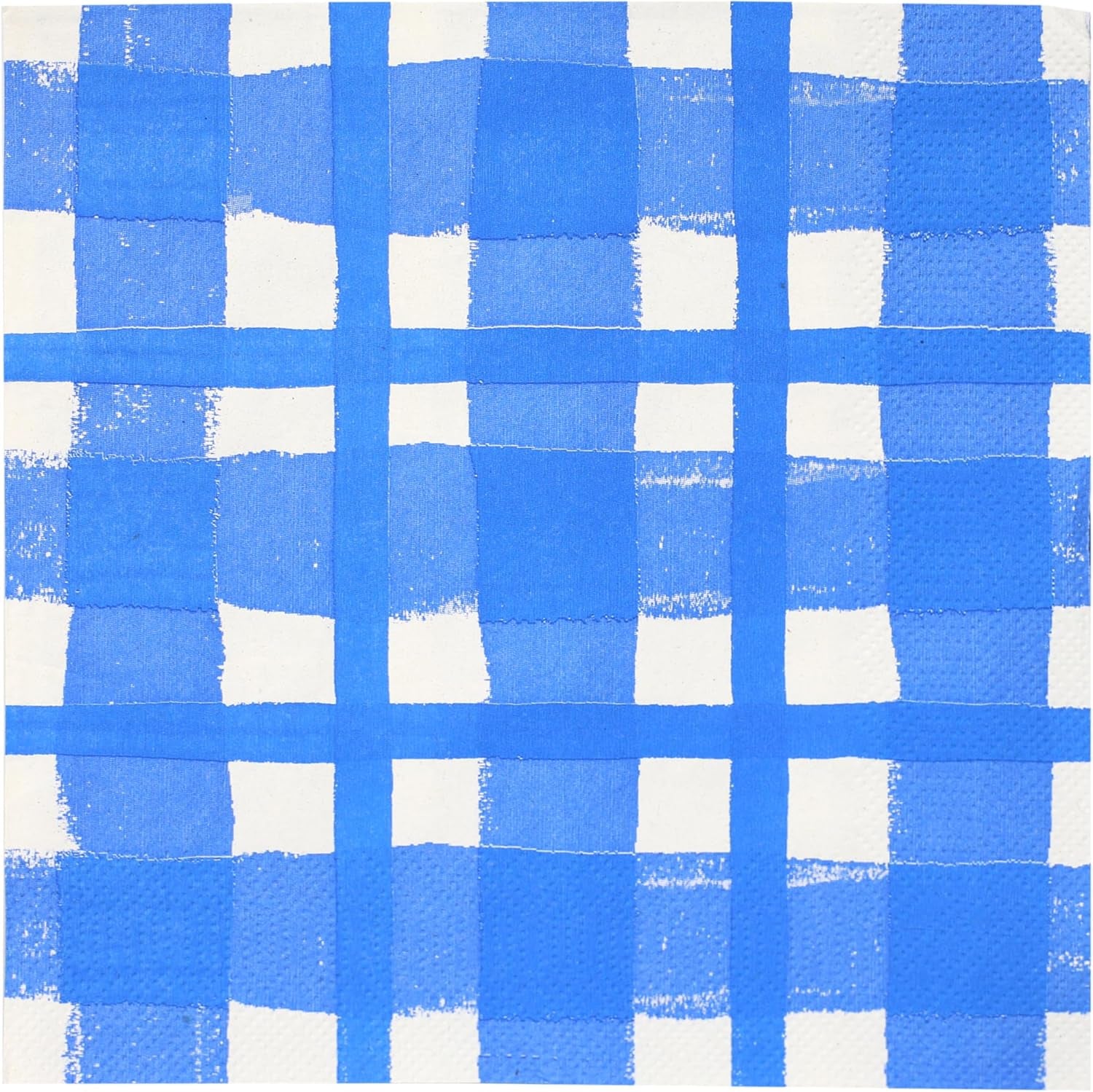 Talking Tables 20 x Einweg-Recyclingpapierservietten mit gelbem Gingham-Karomuster für Sommerpicknicks und Abendessen im Freien, umweltfreundlich für Geburtstagsfeiern, Ostern, Hochzeiten, Grillabende, 3-lagig, 33 cm