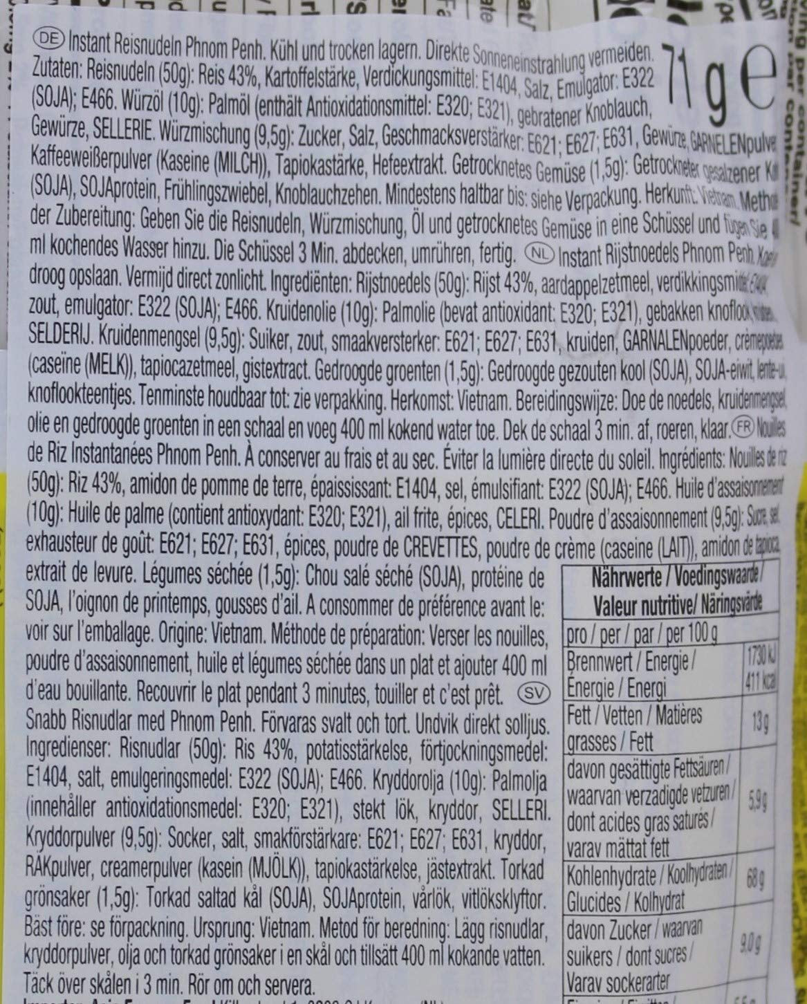 ACECOOK - OR Nam Vang Instant-Reisnudeln - Multipack (24 x 71 g)