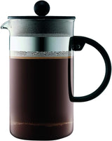 Bodum Kaffeemaschine 1582-01 bistroNOUVEAU (French-Press-System, spülmaschinenfest), 1,5 Liter, schwarz