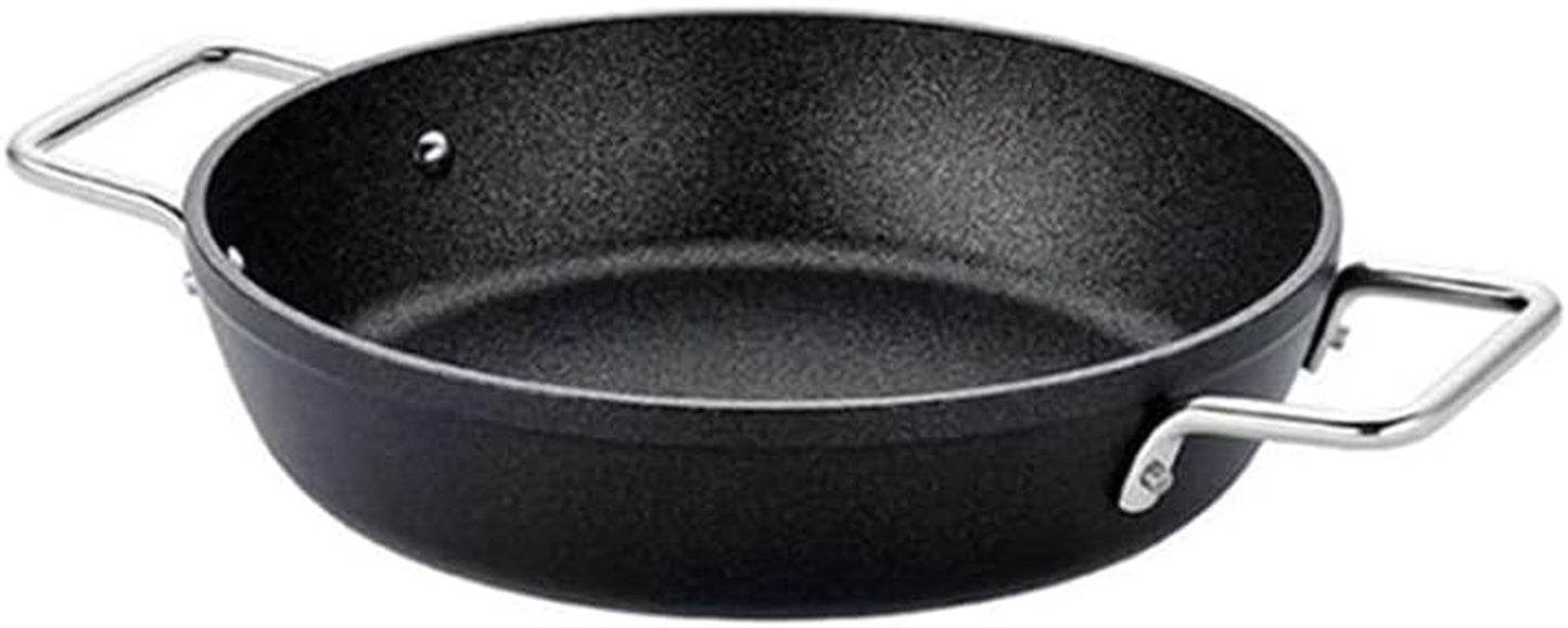 Fissler Adamant, Servierpfanne, Aluminium, antihaftbeschichtet, hoher Rand, kratzfest – Induktionstöpfe und Pfannen Naty Shop Neues Modell 24 cm