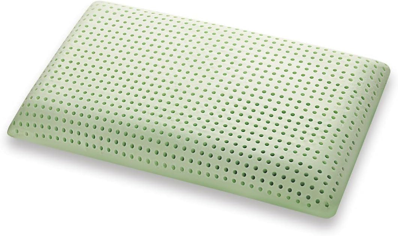 Marcapiuma Green Natural Herbal Memory Foam Kissen 2 Stück Standardkissen Naty Shop Greetings 1X Saponetta-Seife