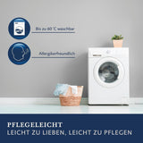 Billerbeck Daunendecke – E04 Gold Edition – Bettdecke für alle Jahreszeiten – 135 x 200 cm Echte Daunendecke – mittleres Wärmeniveau Bettdecken und Steppdecken Naty Shop
