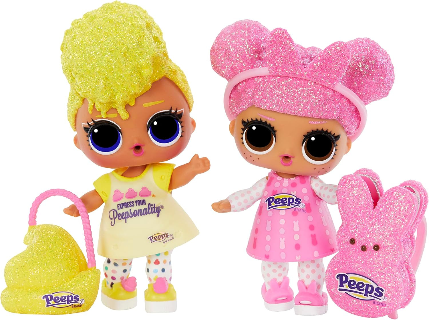 LOL. Überraschung! Loves Mini Sweets Peeps - Cute Bunny - Limitierte Auflage mit Frühlingsthema - Sammlerpuppe mit 7 Überraschungen - Für Mädchen, Jungen und Sammler ab 4 Jahren