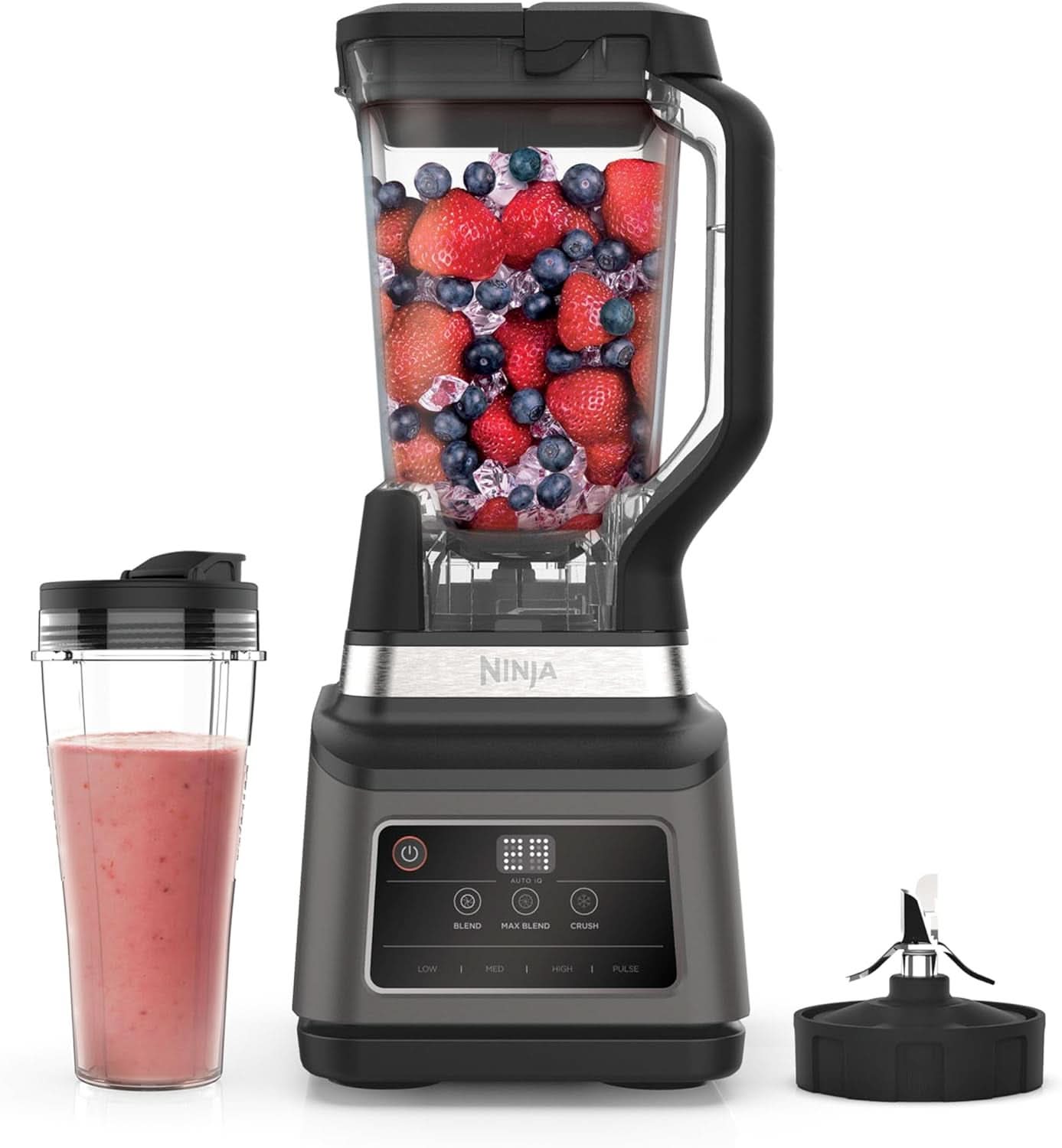 Küchenmaschine Auto-IQ-Technologie Ninja BN650EU, 850 W, 2,1 l, Schwarz Naty Shop Mixer 2 in 1