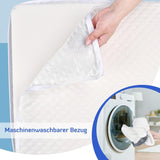 Verstellbares Keilkissen für Kinder, hochdichtes Schaumstoff-Lesekissen für Bett und Sofa, ergonomisches Bettkeil-Kopfkissen für Schlaf-Reflux-Apnoe, Beinkissen/Rückenkissen zum Spielen und Lesen (weiß und grau)