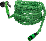 BGS DIY 70903 | Wasserschlauch | Textil | Flexibel | mit Gartendusche mit 7 Funktionen | 3-10 m